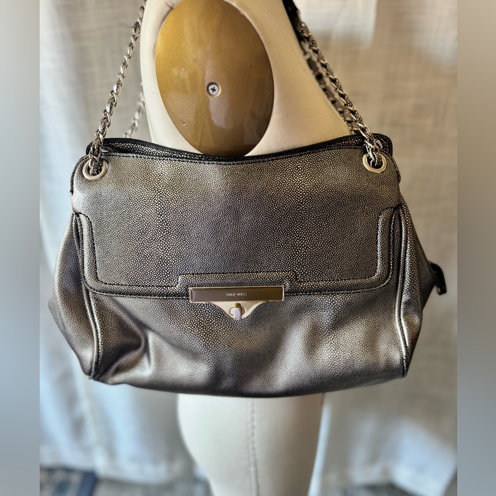 NINE WEST Elegant Chain Shoulder Bag